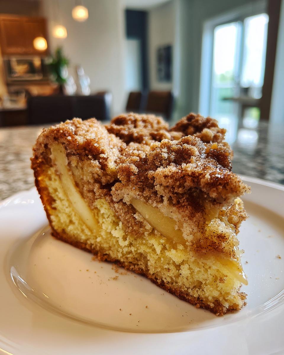 Apple Coffee Cake with Crumb Topping - detail 3