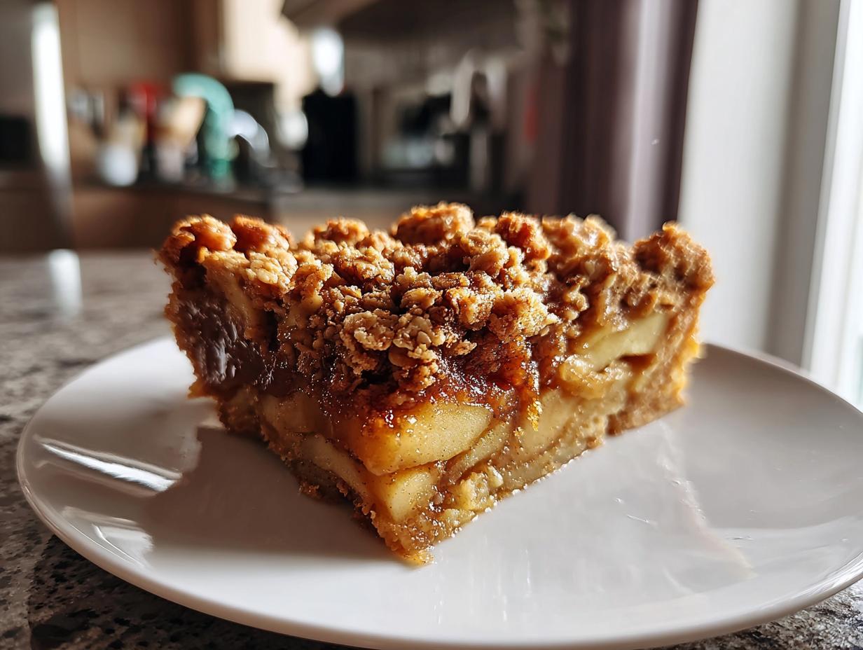 Apple Crumble with Brown Sugar and Cinnamon
