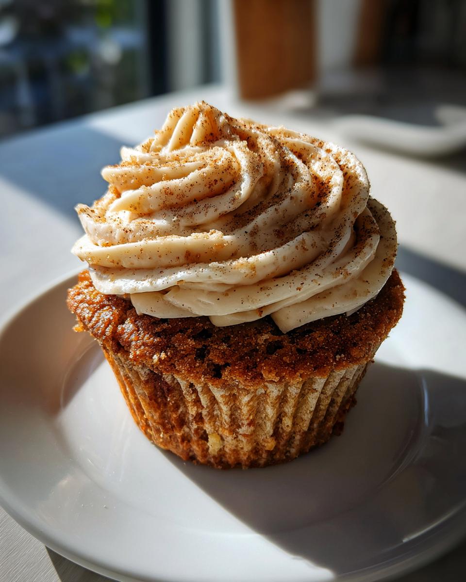 Moist Apple Cupcakes with Cinnamon Buttercream - Just 1 Bowl 5 Apple Cupcakes with Cinnamon Buttercream - detail 1