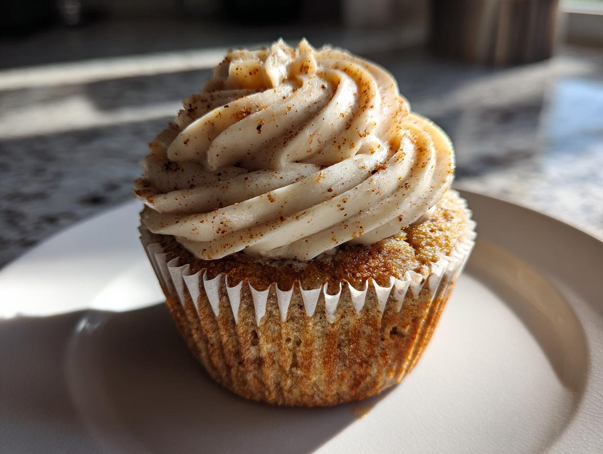 Apple Cupcakes with Cinnamon Buttercream