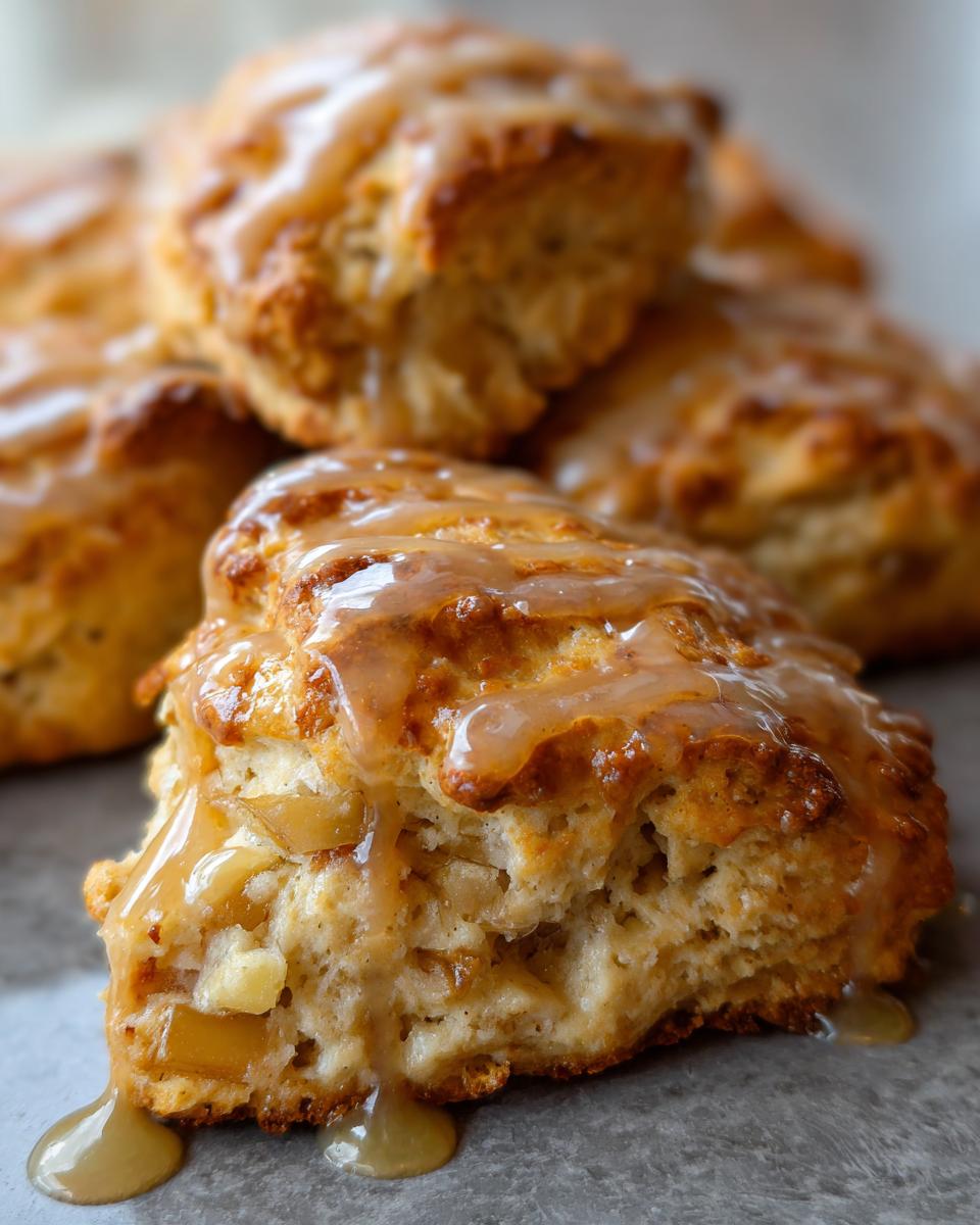 Irresistible Apple Scones with Maple Glaze in 35 Minutes 5 Apple Scones with Maple Glaze - detail 1