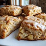 Irresistible Apple Scones with Maple Glaze in 35 Minutes 8 Apple Scones with Maple Glaze