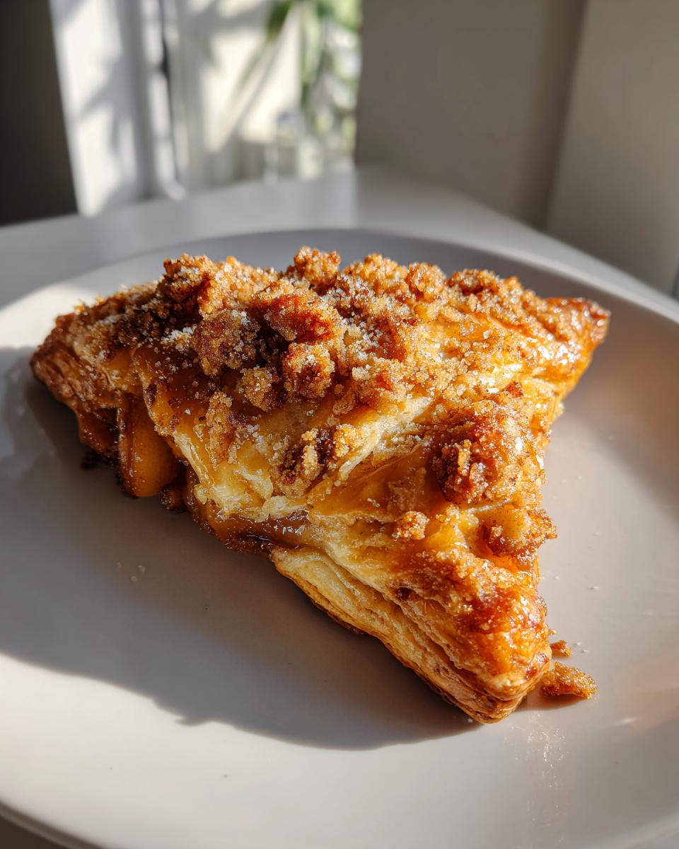 Apple Streusel Turnovers - detail 2