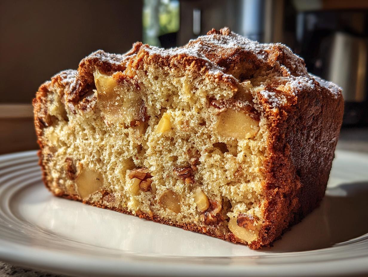 Apple Walnut Quick Bread