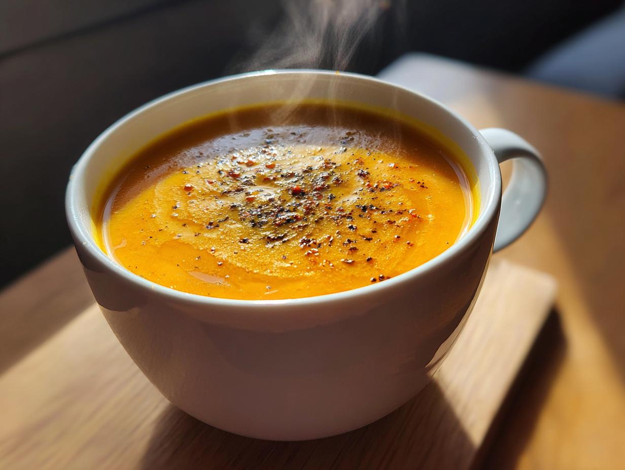 Apple and Carrot Ginger Soup