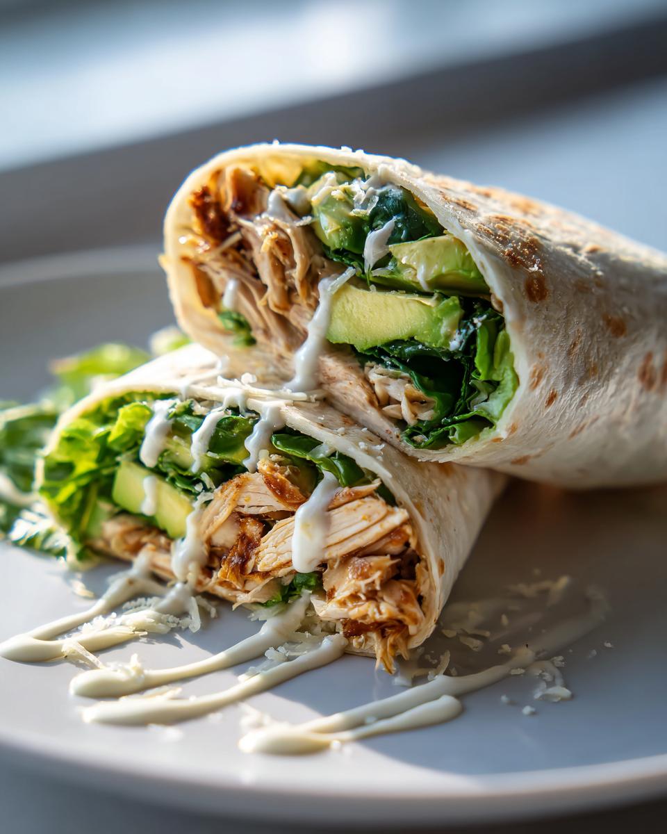 Avocado Chicken Caesar Wrap - detail 1