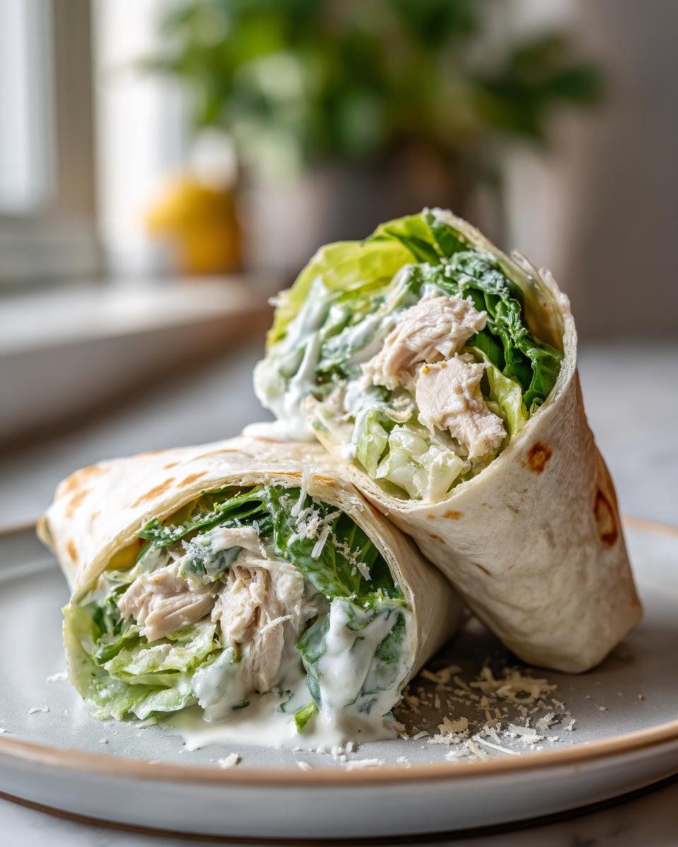 Avocado Chicken Caesar Wrap - detail 2
