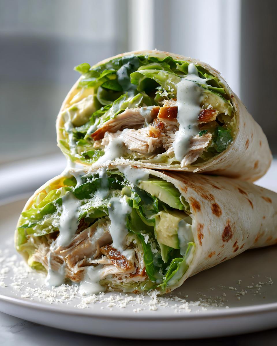Avocado Chicken Caesar Wrap - detail 3