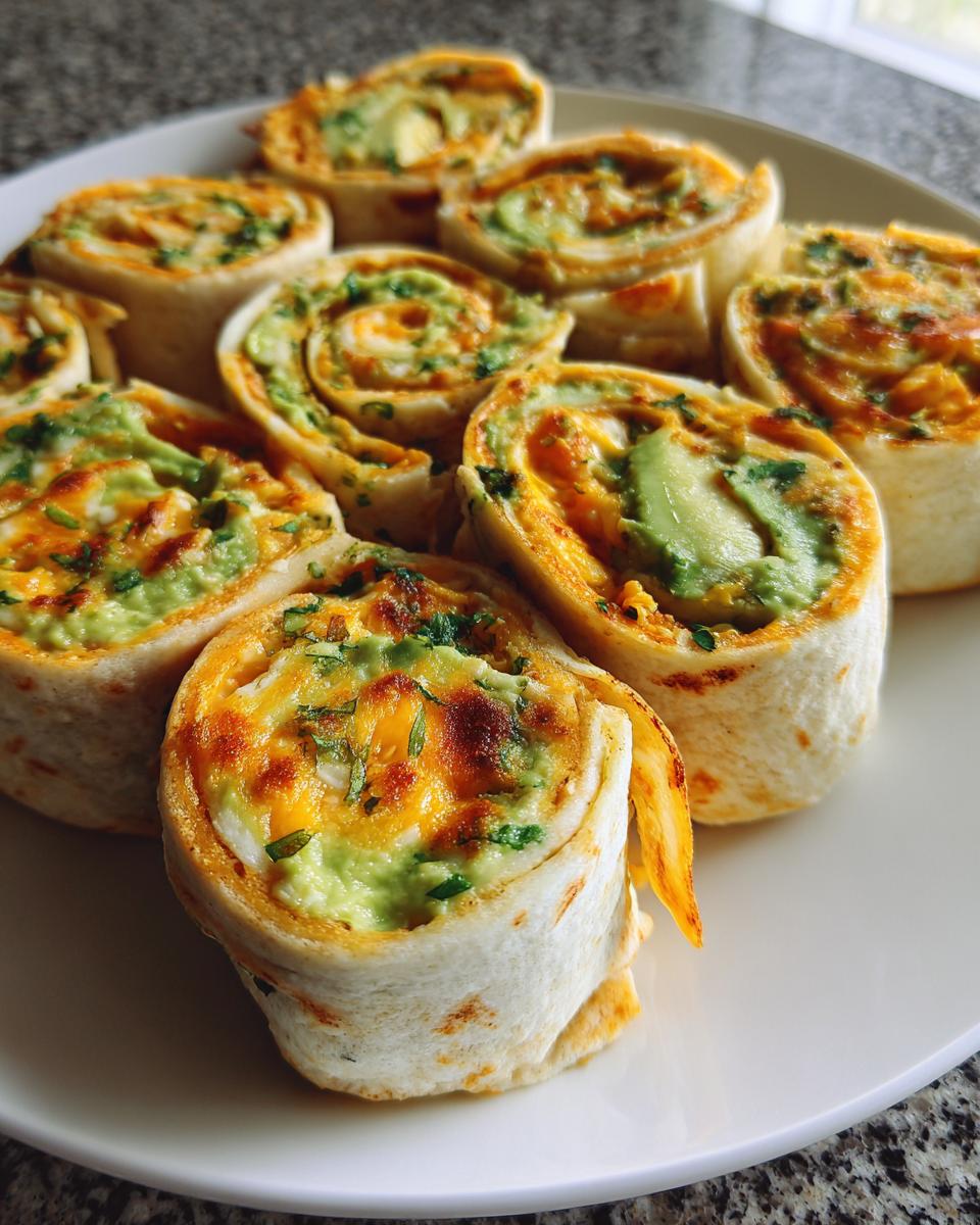 Avocado and Salsa Pinwheels - detail 1