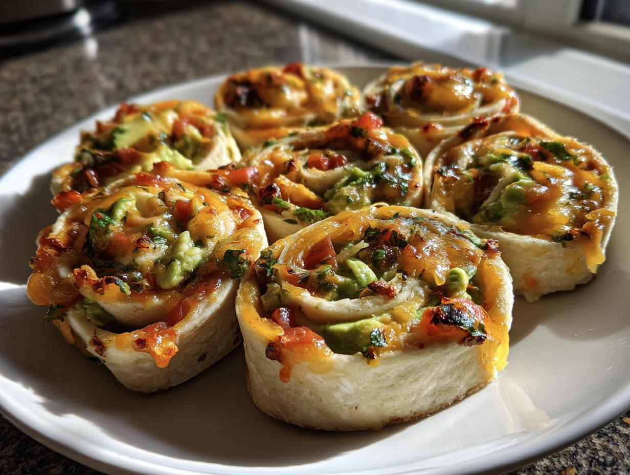 Avocado and Salsa Pinwheels