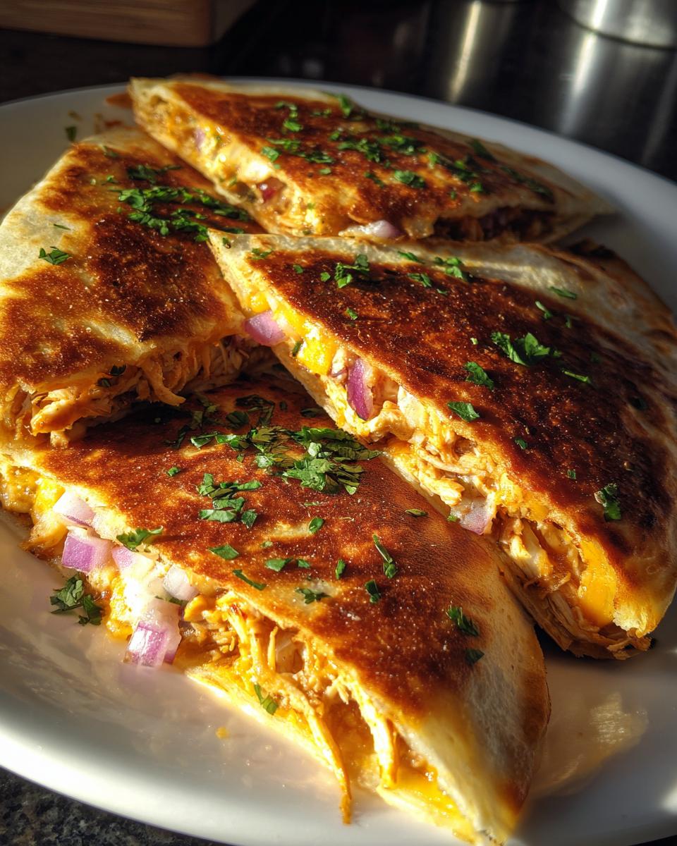 Perfect BBQ Chicken Quesadillas Recipe for Cheesy Bliss 6 BBQ Chicken Quesadillas - detail 2