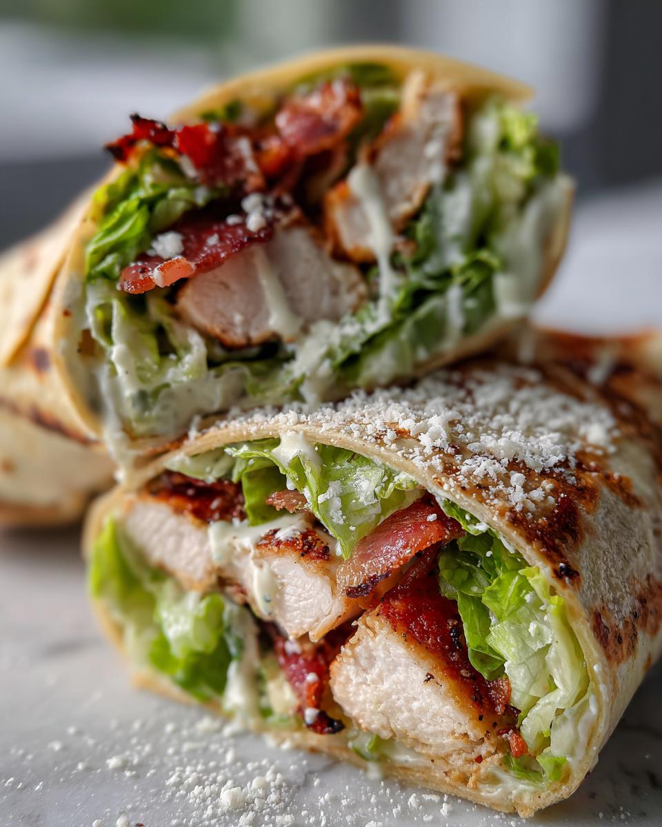 Bacon Chicken Caesar Wrap - detail 2