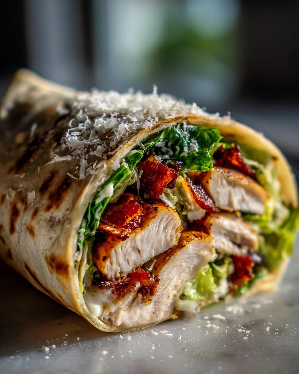 Bacon Chicken Caesar Wrap - detail 3