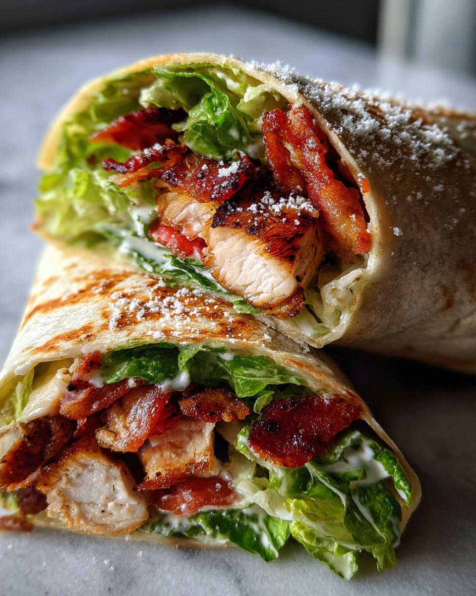 Bacon Chicken Caesar Wrap - detail 4