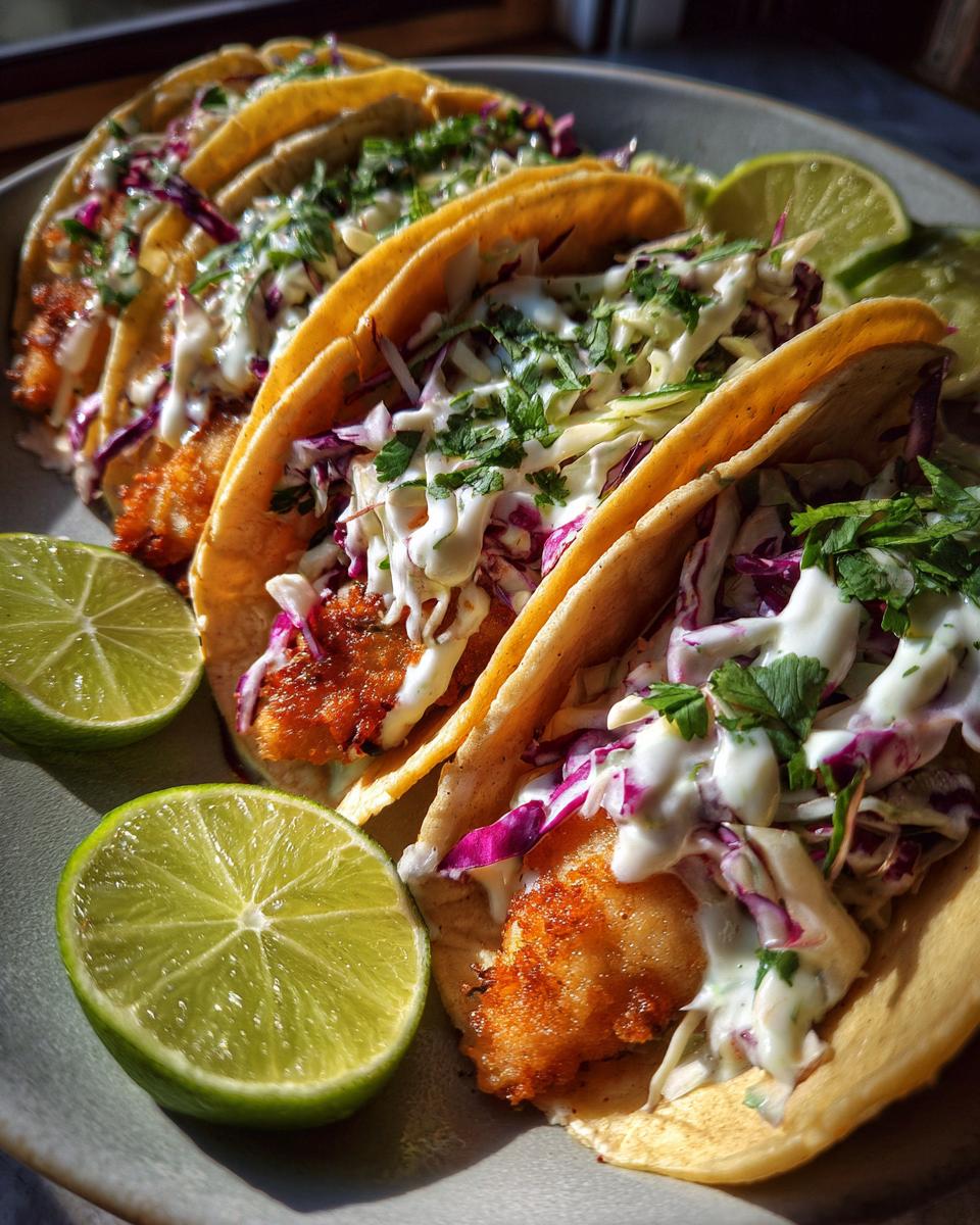 Baja Fish Tacos with Creamy Slaw - detail 2
