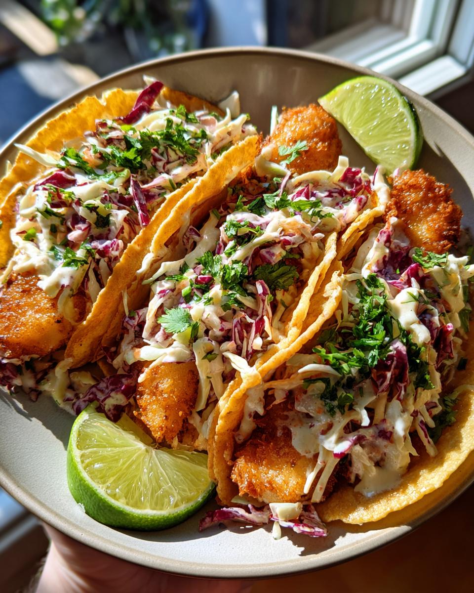 Baja Fish Tacos with Creamy Slaw - detail 3