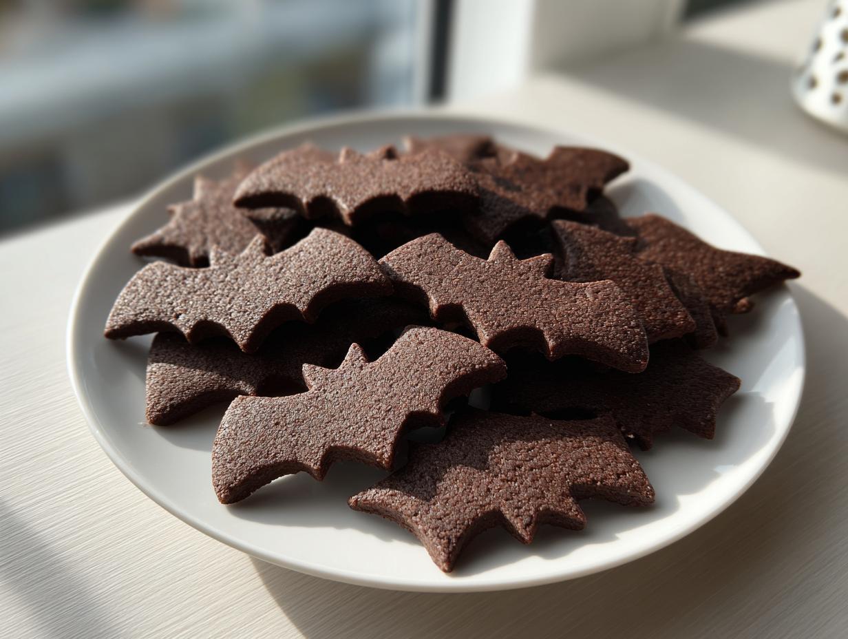 Bat Silhouette Cookies