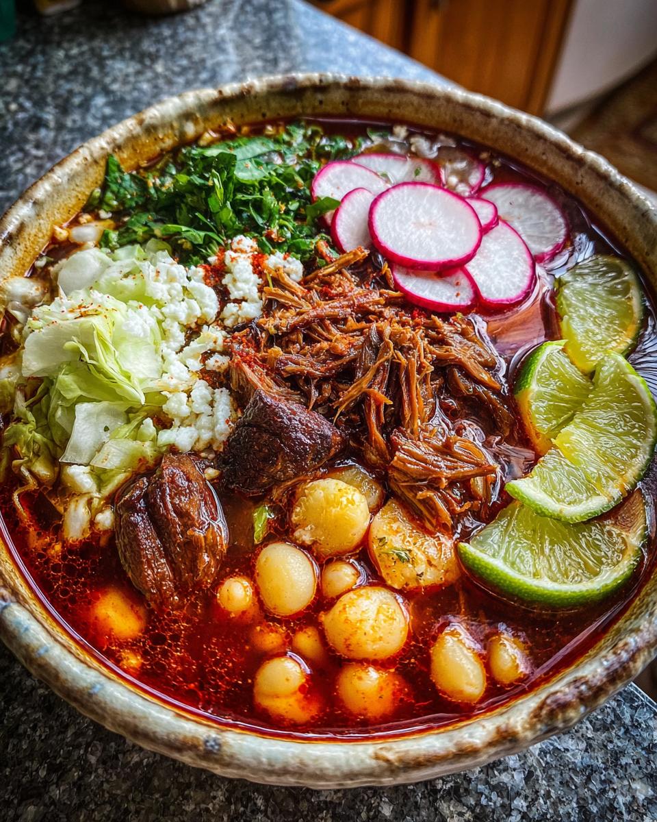 Beef Pozole Rojo - detail 1