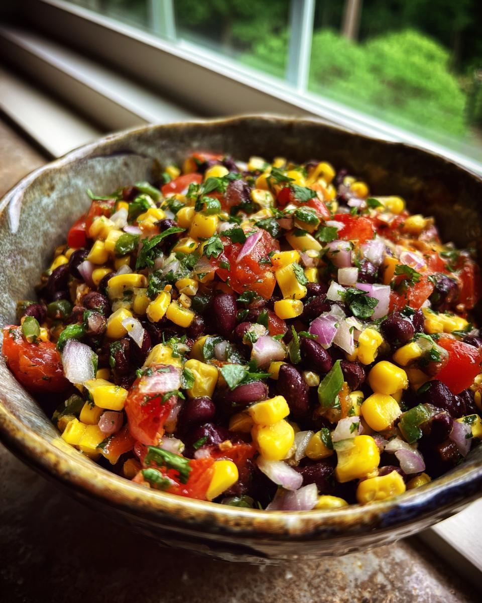 30-Minute Black Bean and Corn Salsa That Steals the Show 6 Black Bean and Corn Salsa - detail 1