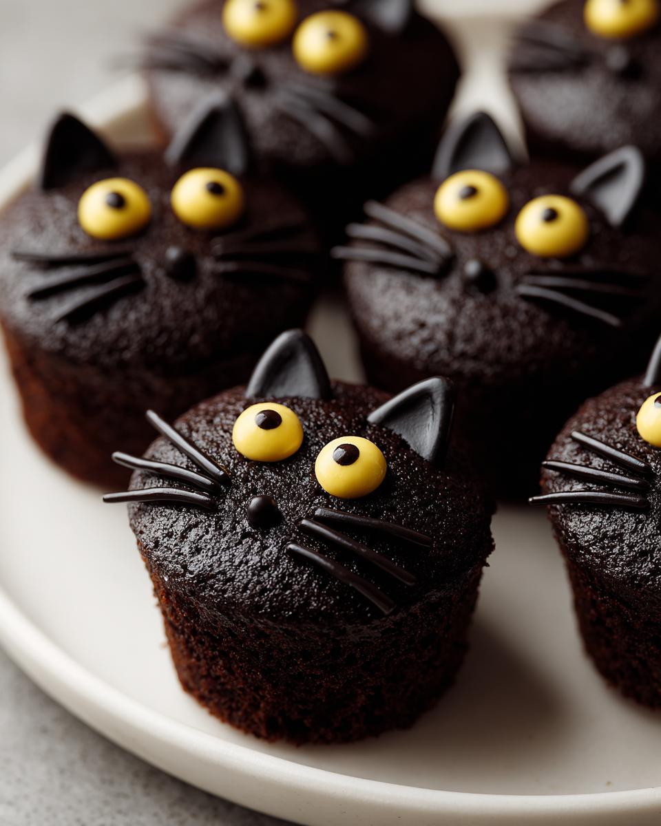 Black Cat Cupcakes - detail 1