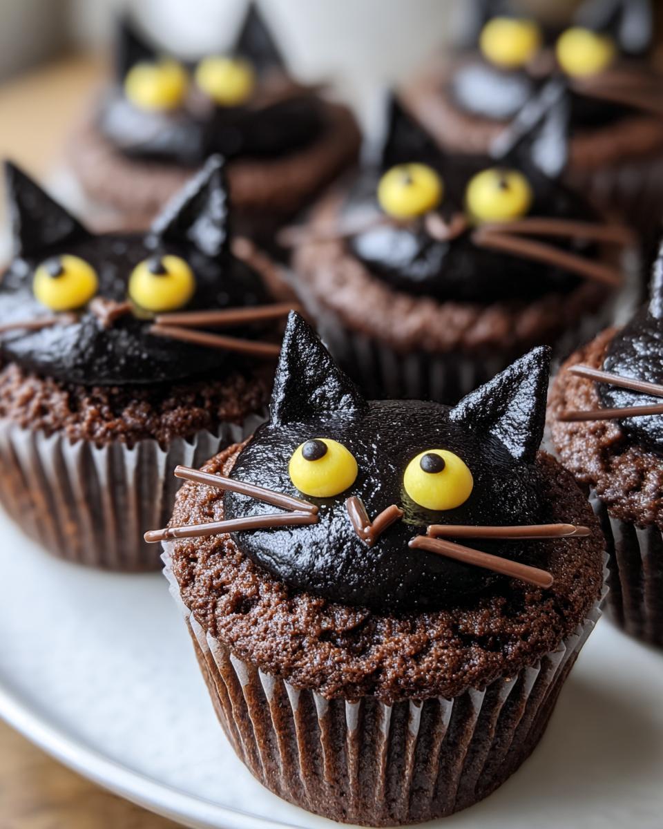 Black Cat Cupcakes - detail 3