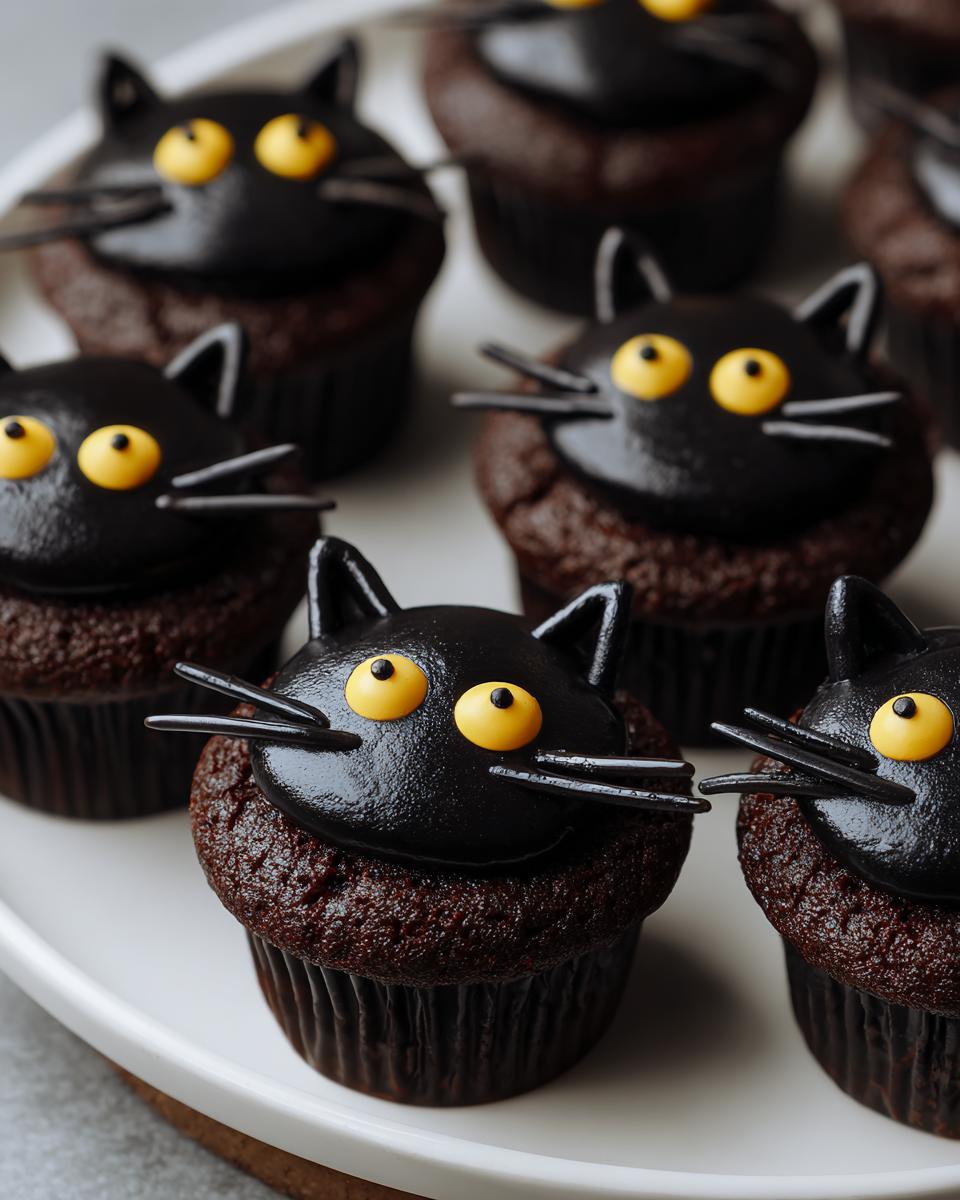 Black Cat Cupcakes - detail 4