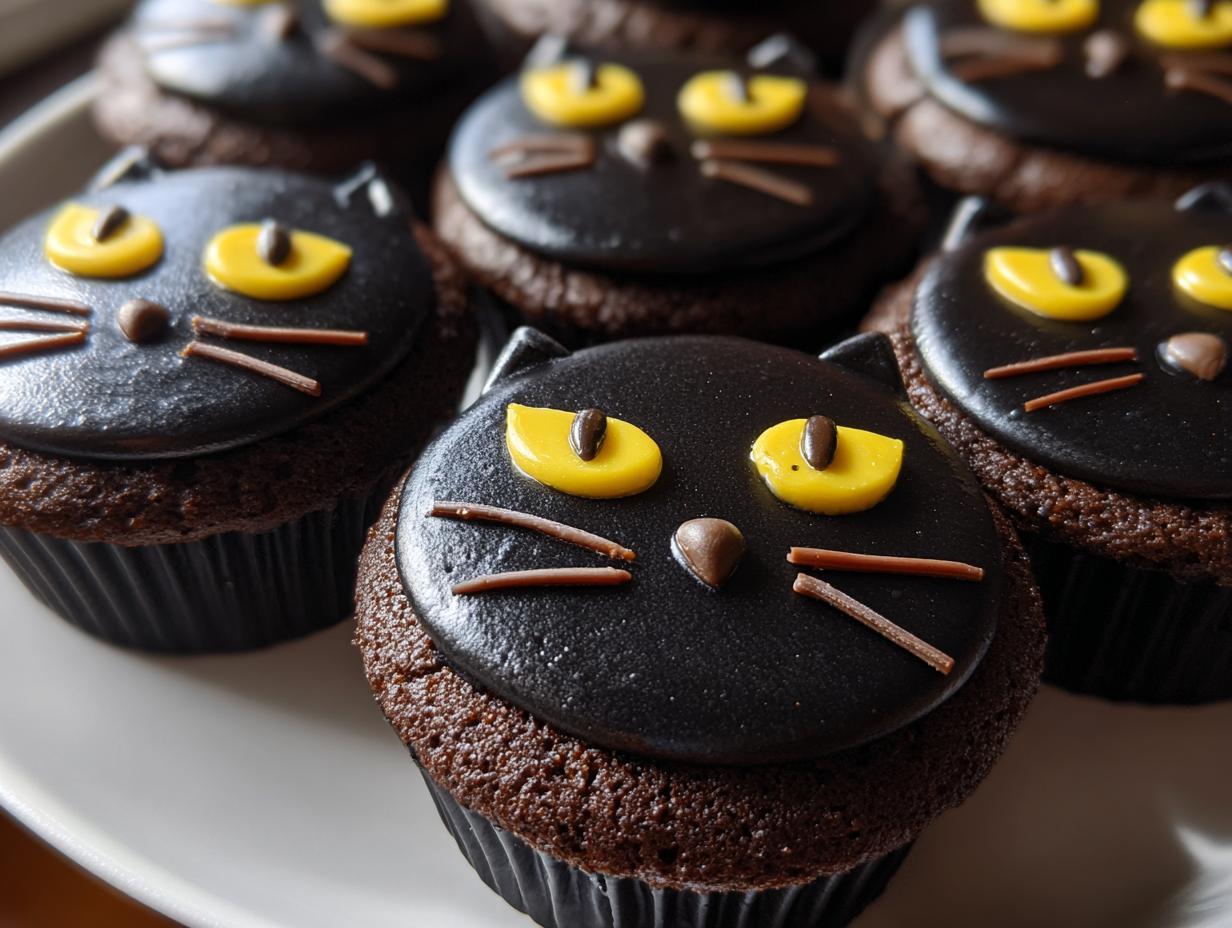 Black Cat Cupcakes