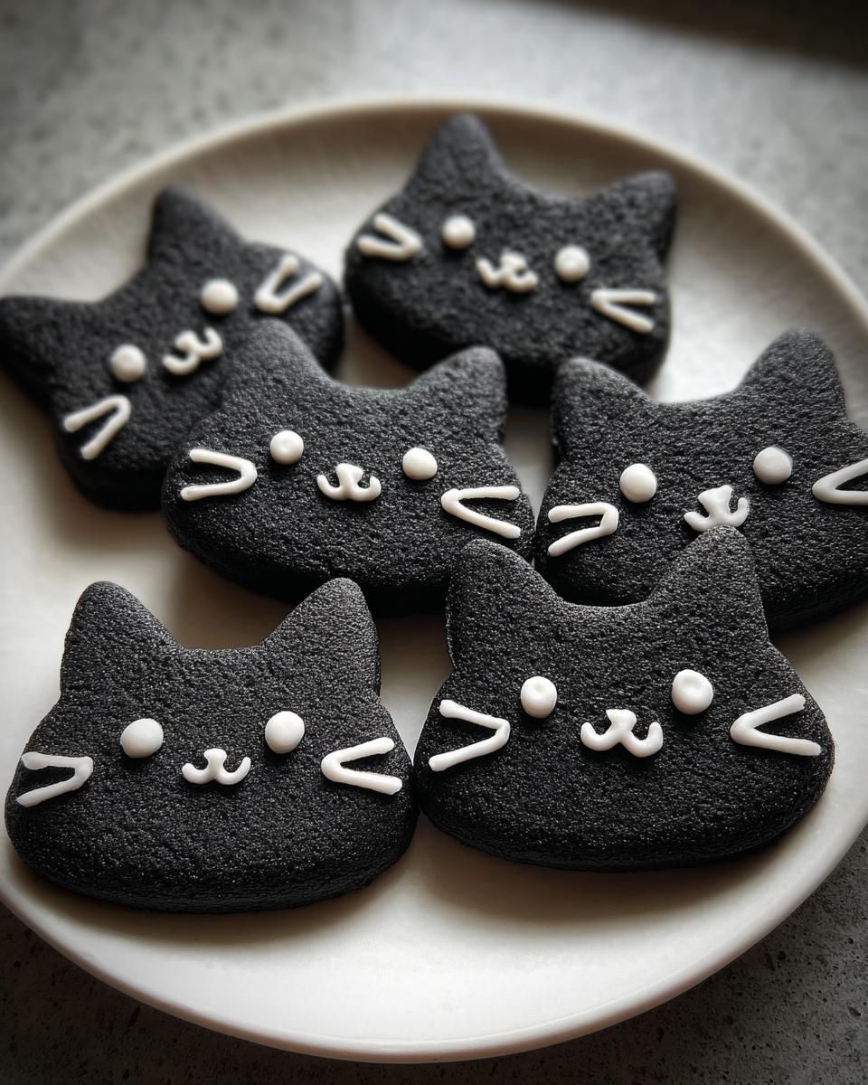 10 Magical Black Cat Sugar Cookies Your Halloween Needs 9 Black Cat Sugar Cookies - detail 4