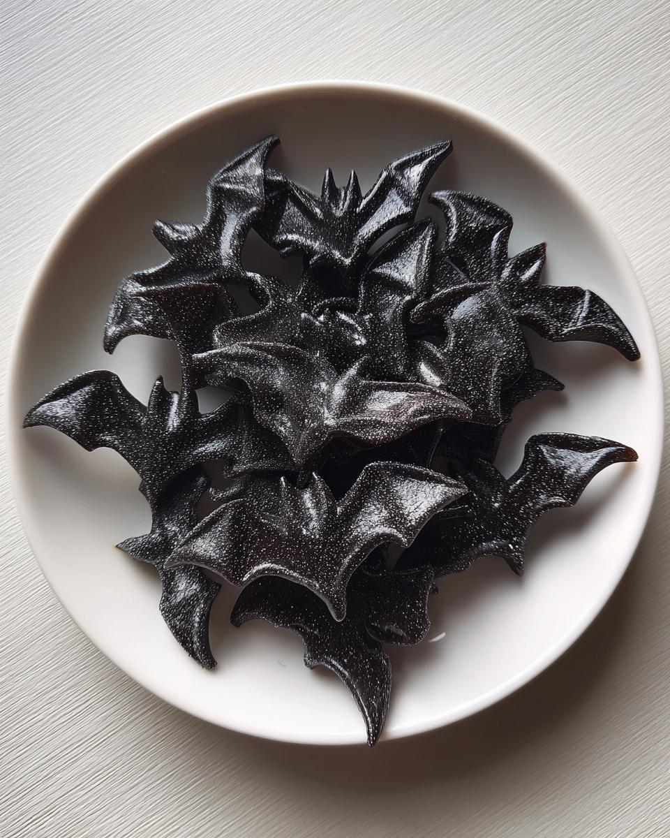 Spooky 15-Minute Black Licorice Bats Kids Love 9 Black Licorice Bats - detail 4