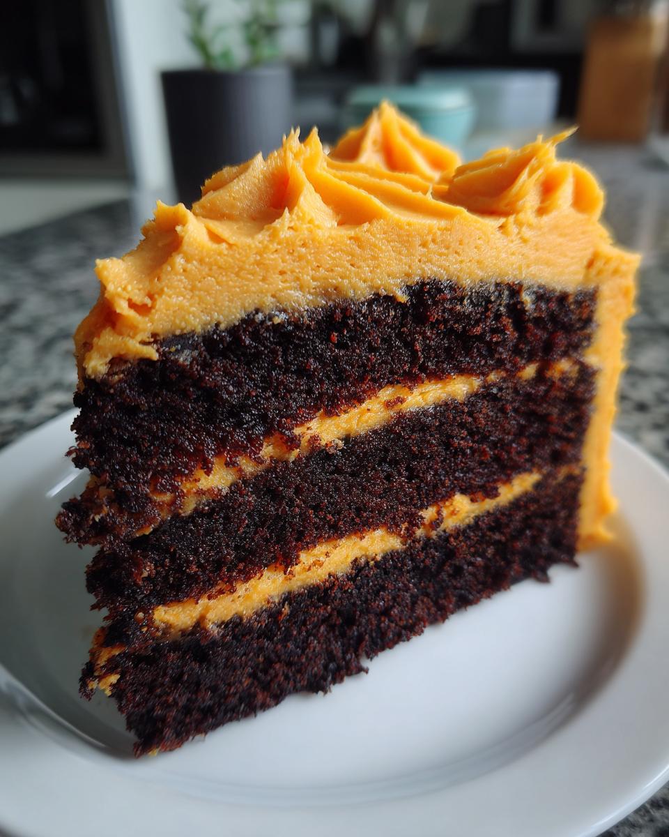 Bold 48-Hour Black Velvet Cake with Orange Buttercream Bliss 7 Black Velvet Cake with Orange Buttercream - detail 2
