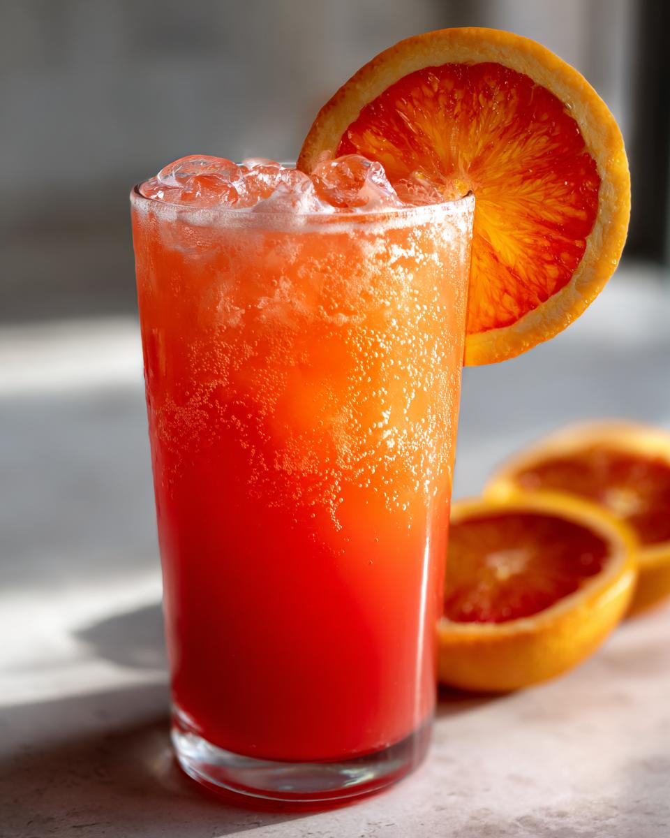 5-Minute Blood Orange Creamsicle Mocktail - Bliss in a Glass 7 Blood Orange Creamsicle Mocktail - detail 2