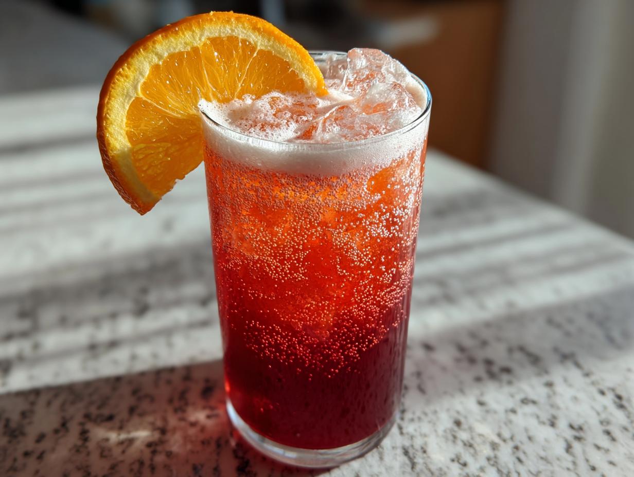 Blood Orange Creamsicle Mocktail