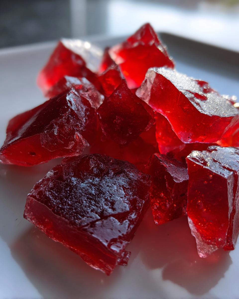 6-Ingredient Blood-Red Cinnamon Hard Candy: Fiery Homemade Magic 6 Blood-Red Cinnamon Hard Candy - detail 1
