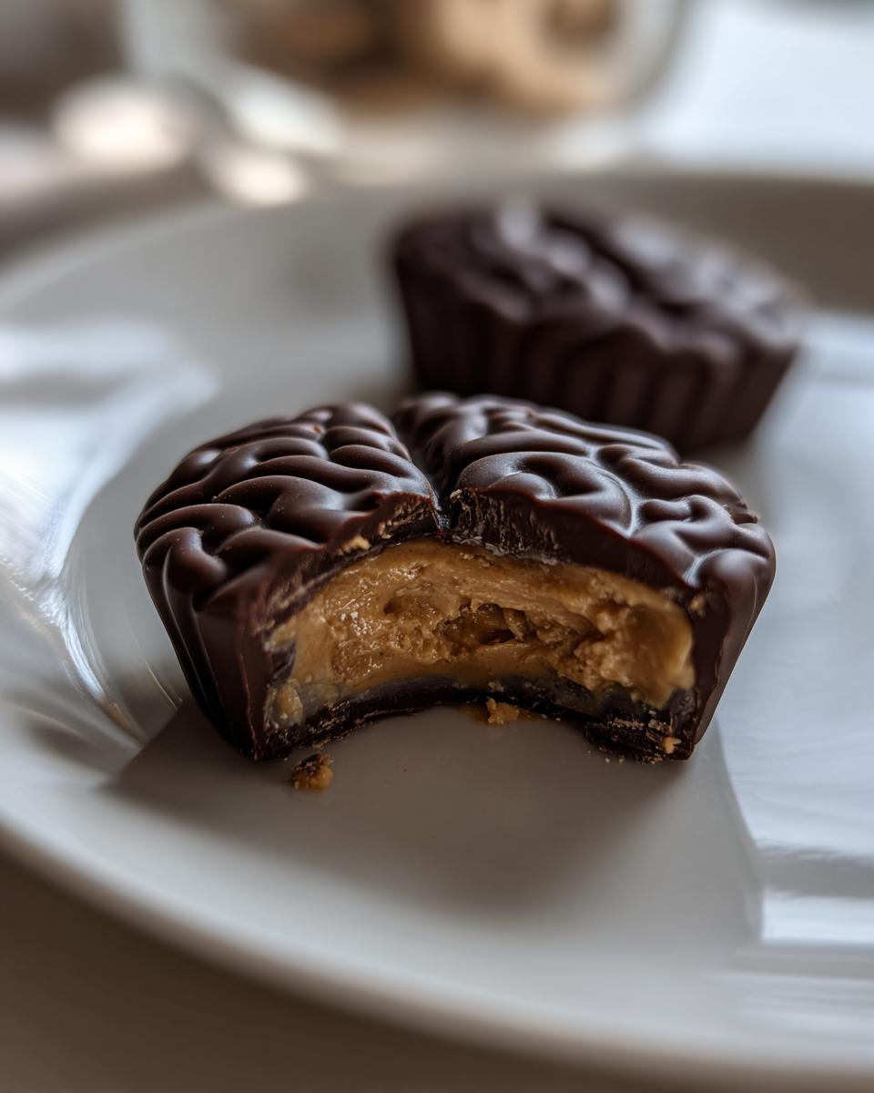 30-Minute Brain-Shaped Peanut Butter Cups Are Deliciously Spooky 4 Brain-Shaped Peanut Butter Cups - detail 1