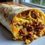 Breakfast Burritos with Chorizo and Eggs in 25 Minutes 6 Breakfast Burritos with Chorizo and Eggs
