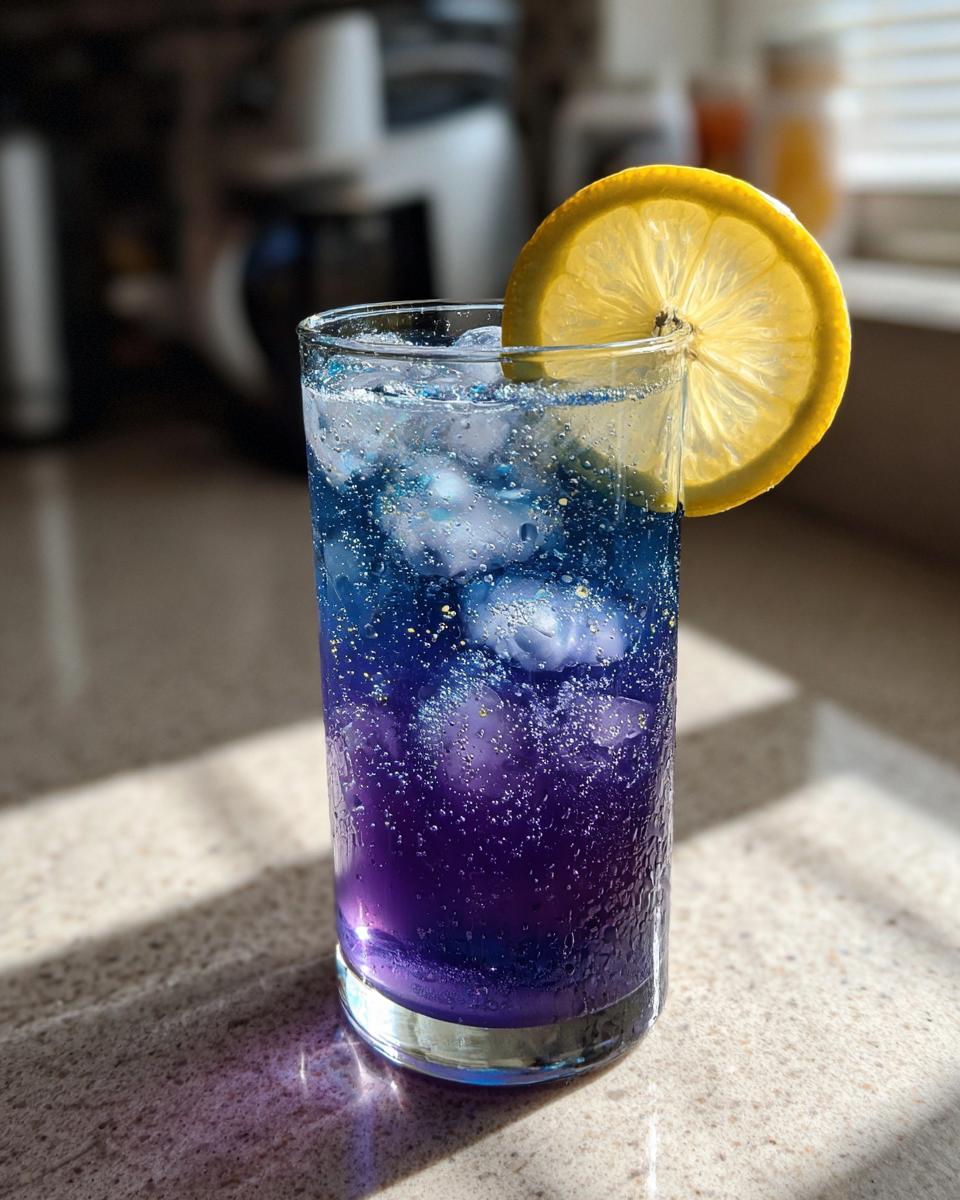 Butterfly Pea Lemonade - detail 1