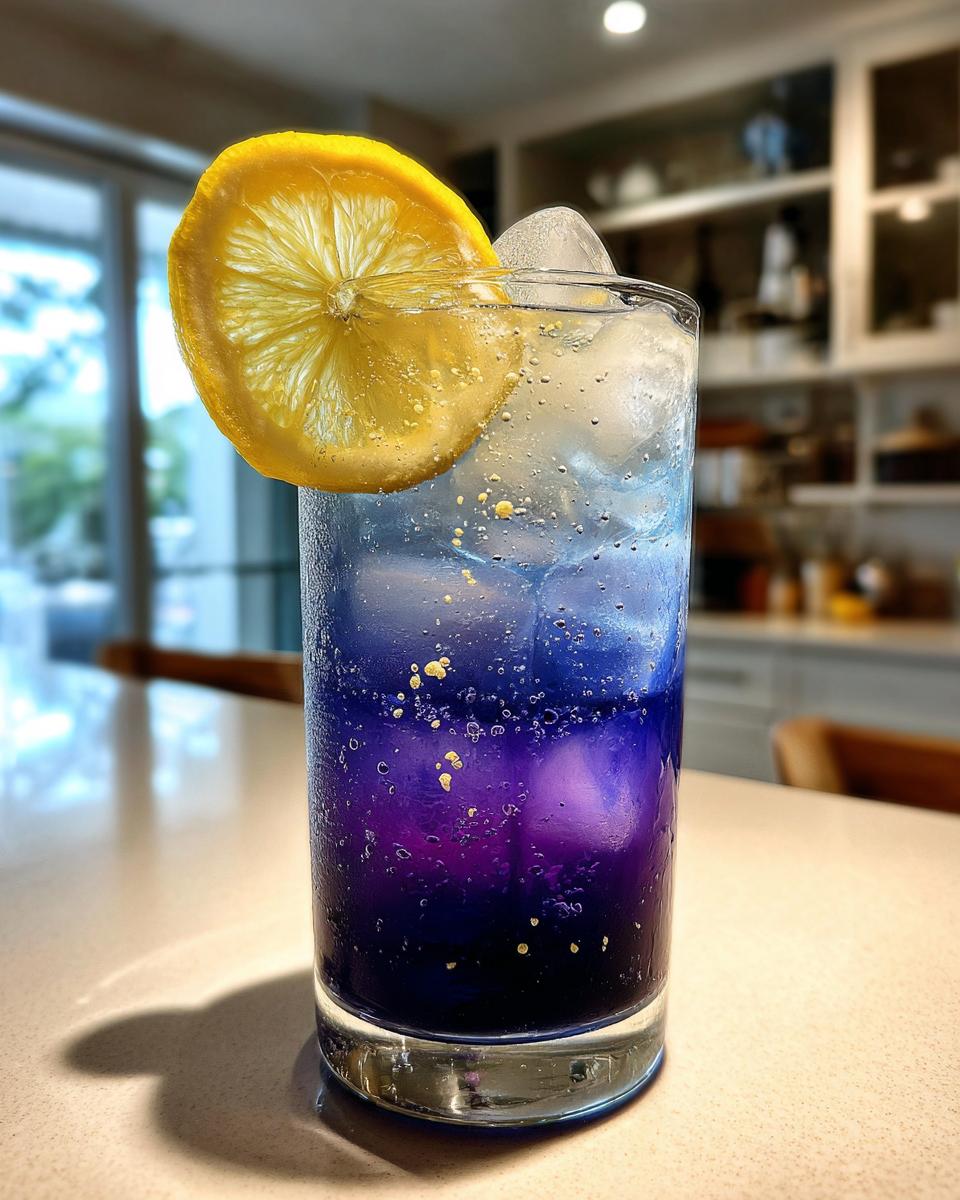 Butterfly Pea Lemonade - detail 2