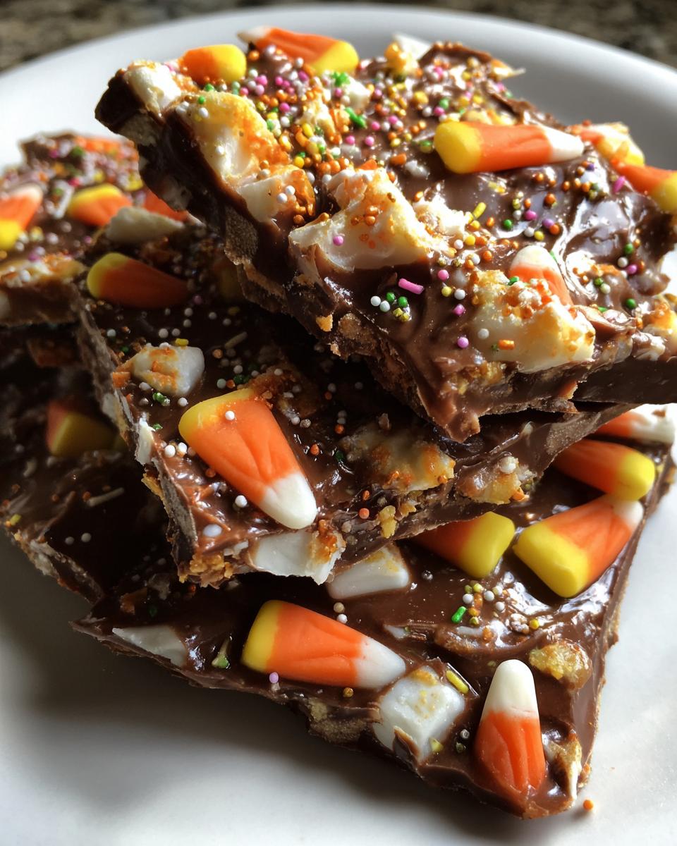 Irresistible 3-Ingredient Candy Corn Bark Magic 6 Candy Corn Bark - detail 1