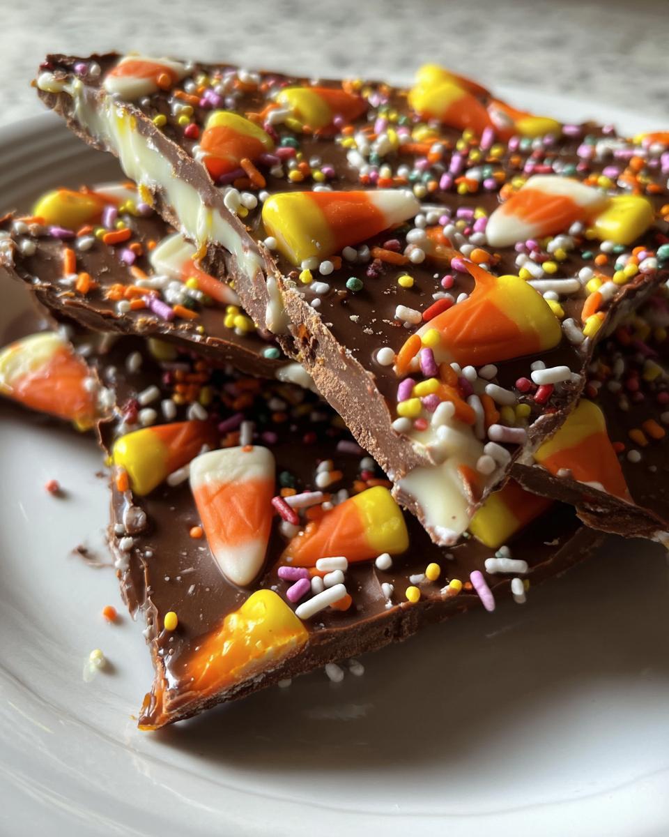 Irresistible 3-Ingredient Candy Corn Bark Magic 7 Candy Corn Bark - detail 2
