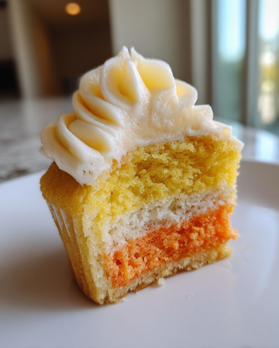 Candy Corn Cupcakes - detail 1