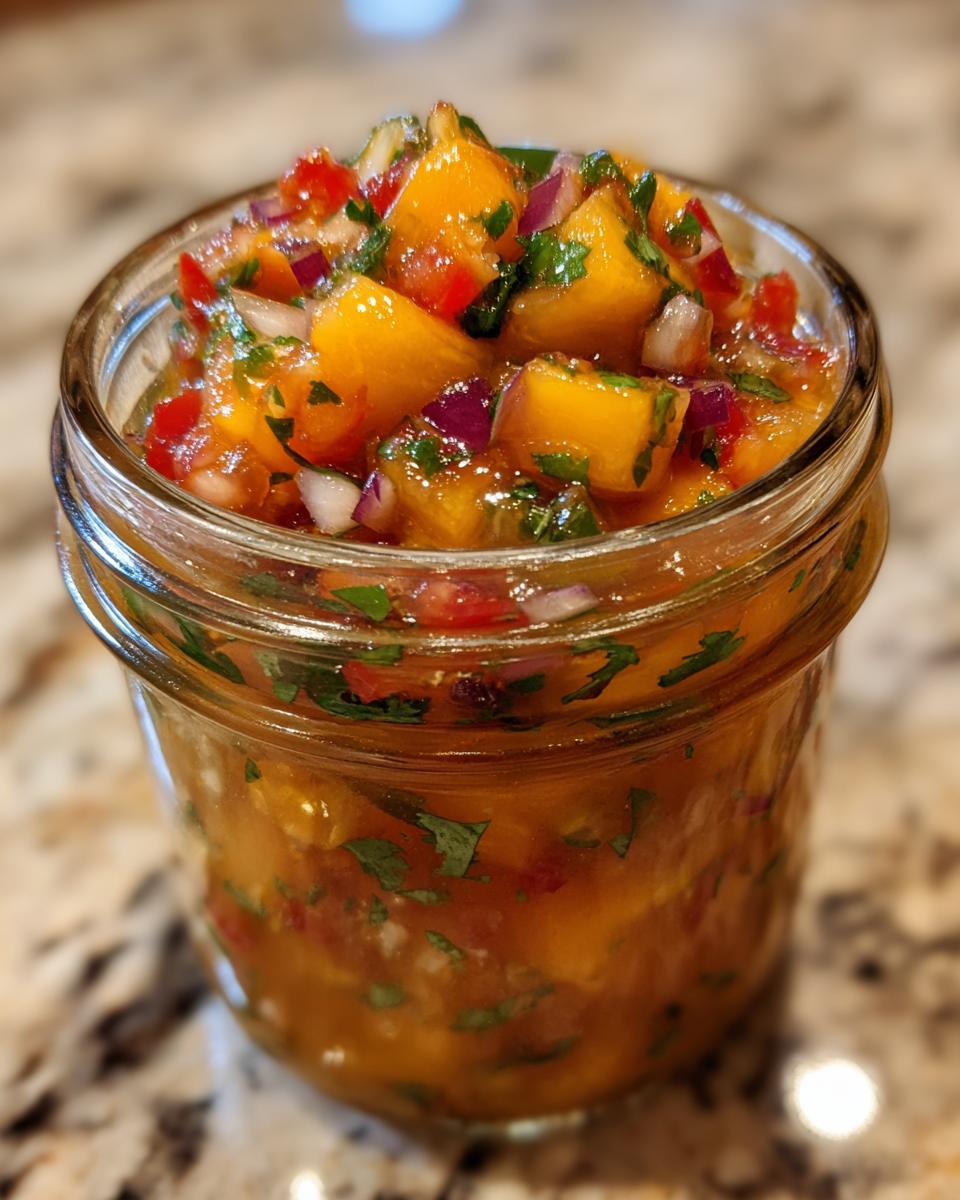 Juicy 4-Ingredient Canning Peach Salsa That Will Wow 6 Canning Peach Salsa - detail 1