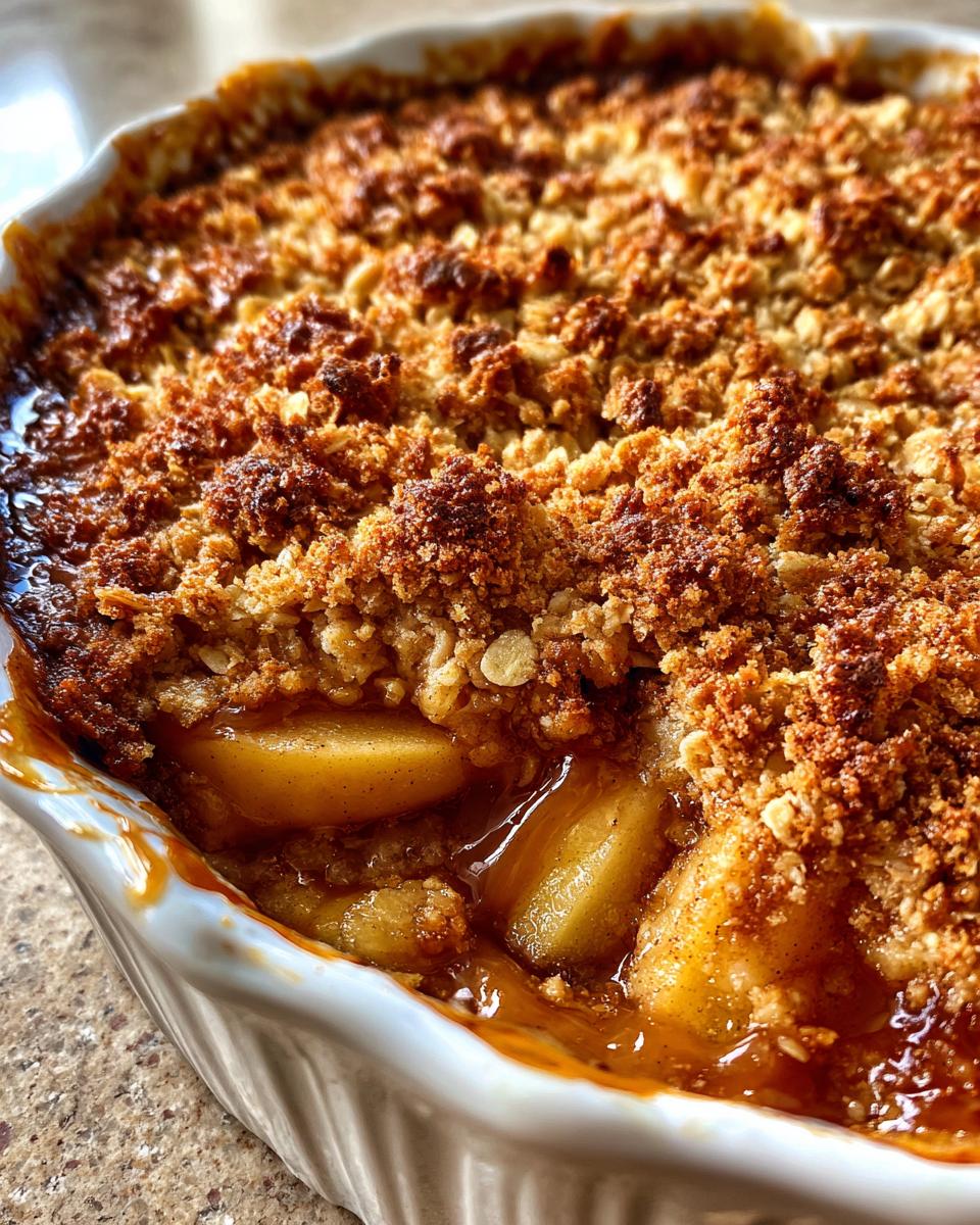 Irresistible Caramel Apple Crisp Recipe with 6 Cups of Apples 5 Caramel Apple Crisp - detail 2