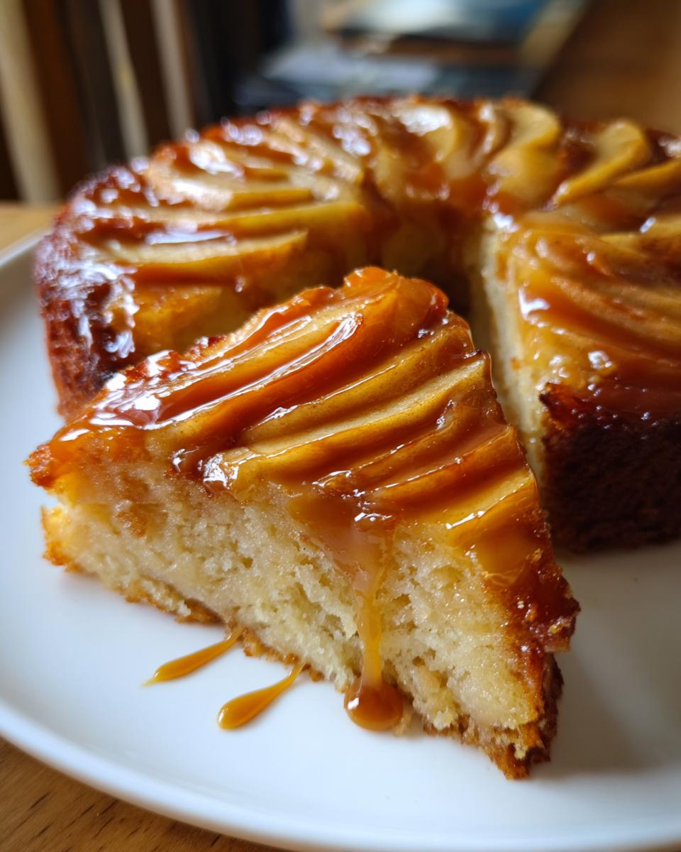 Irresistible Caramel Apple Upside-Down Cake in 40 Minutes 4 Caramel Apple Upside-Down Cake - detail 1