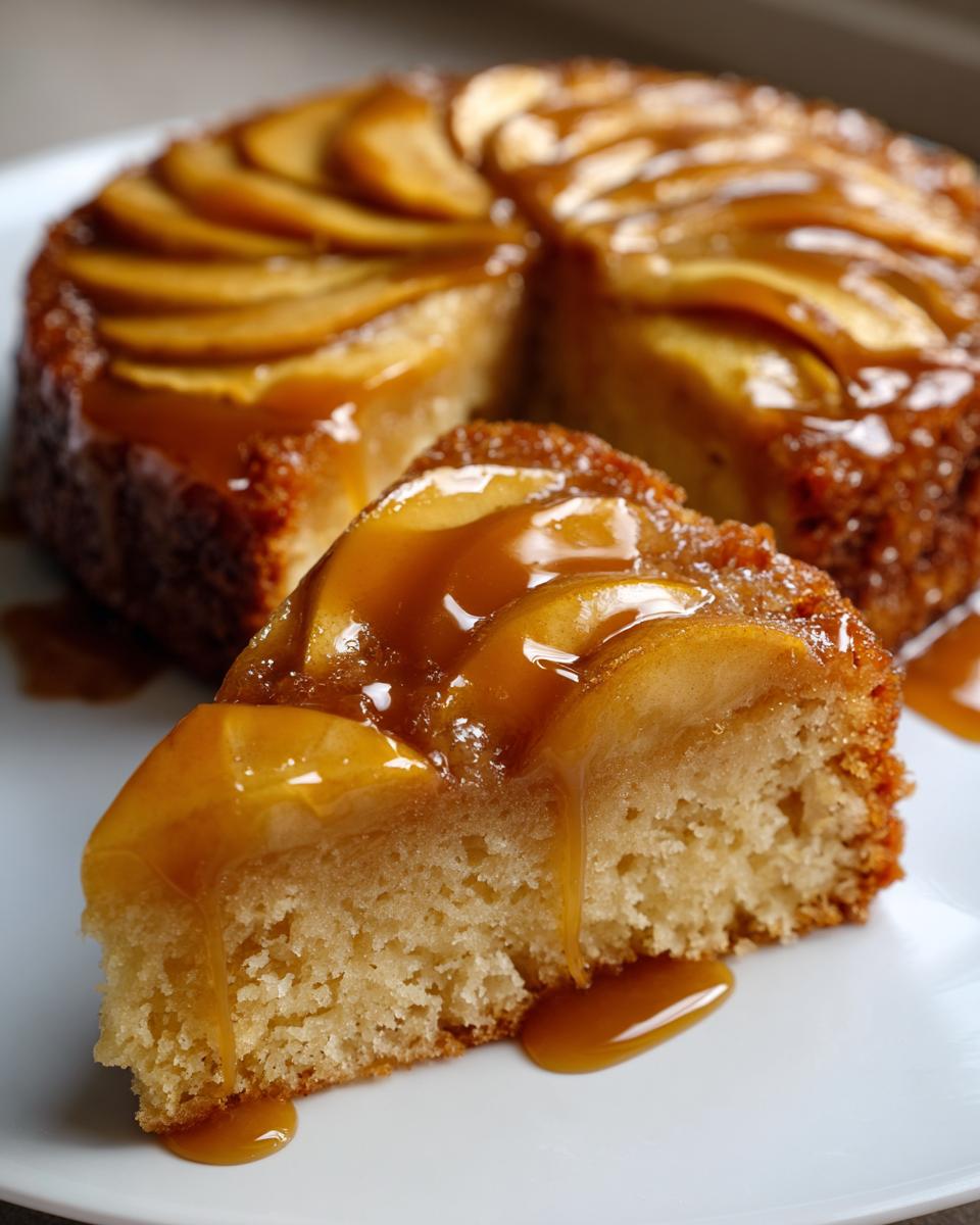 Irresistible Caramel Apple Upside-Down Cake in 40 Minutes 5 Caramel Apple Upside-Down Cake - detail 2