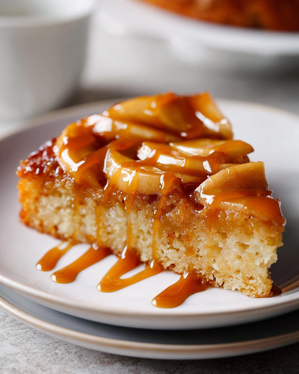 Irresistible Caramel Apple Upside-Down Cake in 3 Easy Steps 7 Caramel Apple Upside-Down Cake - detail 3