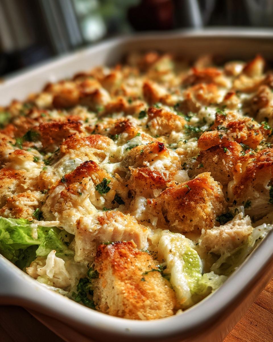 Irresistible 30-Min Chicken Caesar Casserole You'll Crave Daily 6 Chicken Caesar Casserole - detail 1