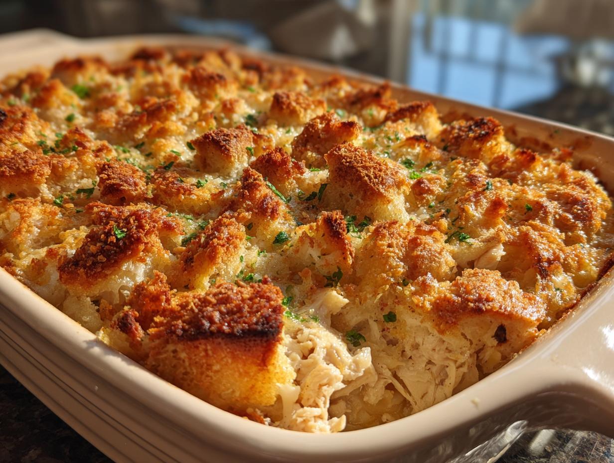 Chicken Caesar Casserole