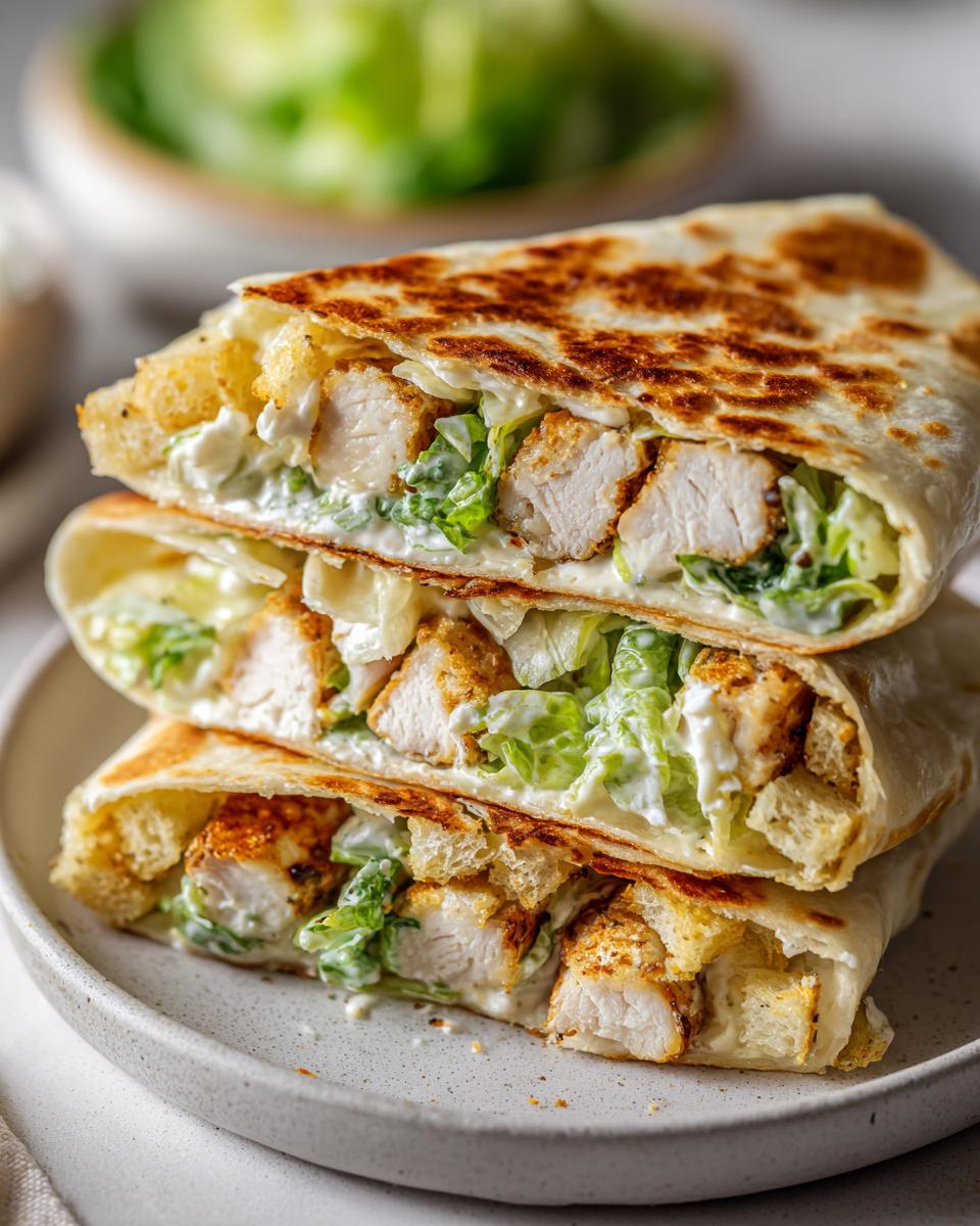 15-Min Chicken Caesar Crunchwrap – Irresistible Crispy Magic 3 Chicken Caesar Crunchwrap - detail 1