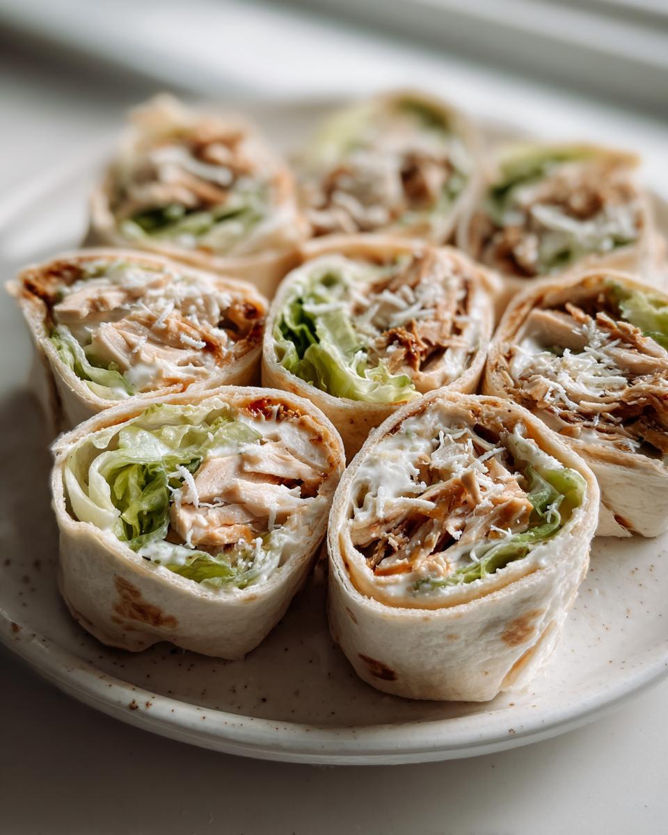 Chicken Caesar Pinwheels - detail 3