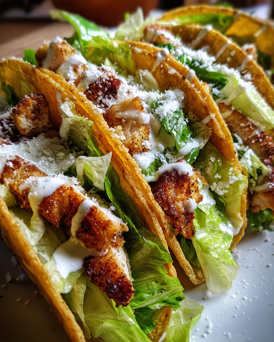 Chicken Caesar Salad Tacos - detail 1